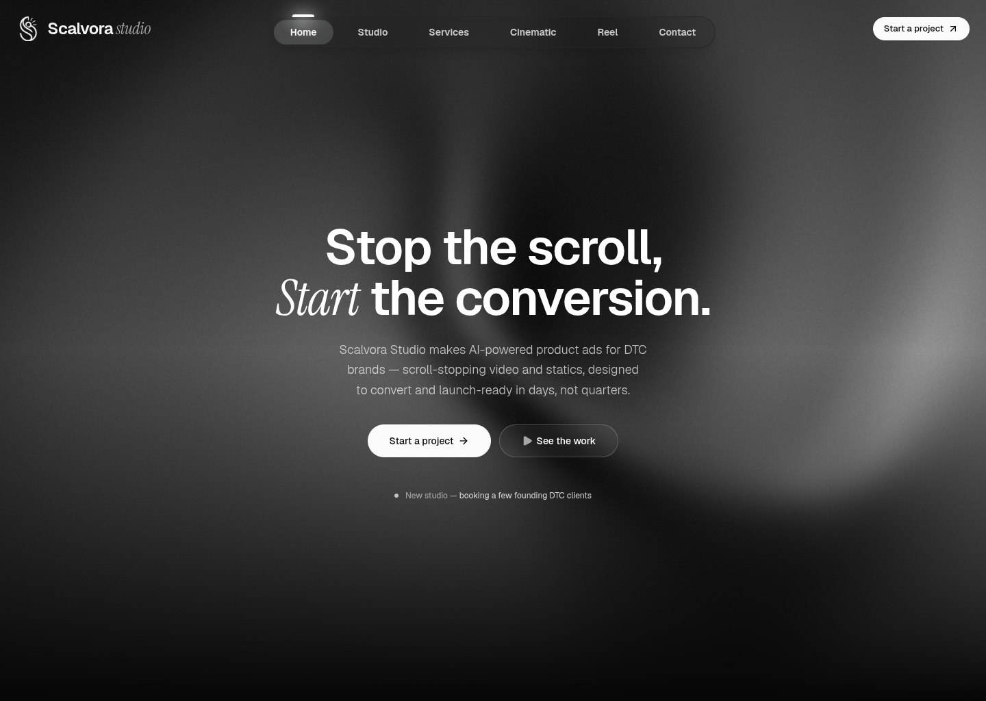 Scalvora Studio live screenshot